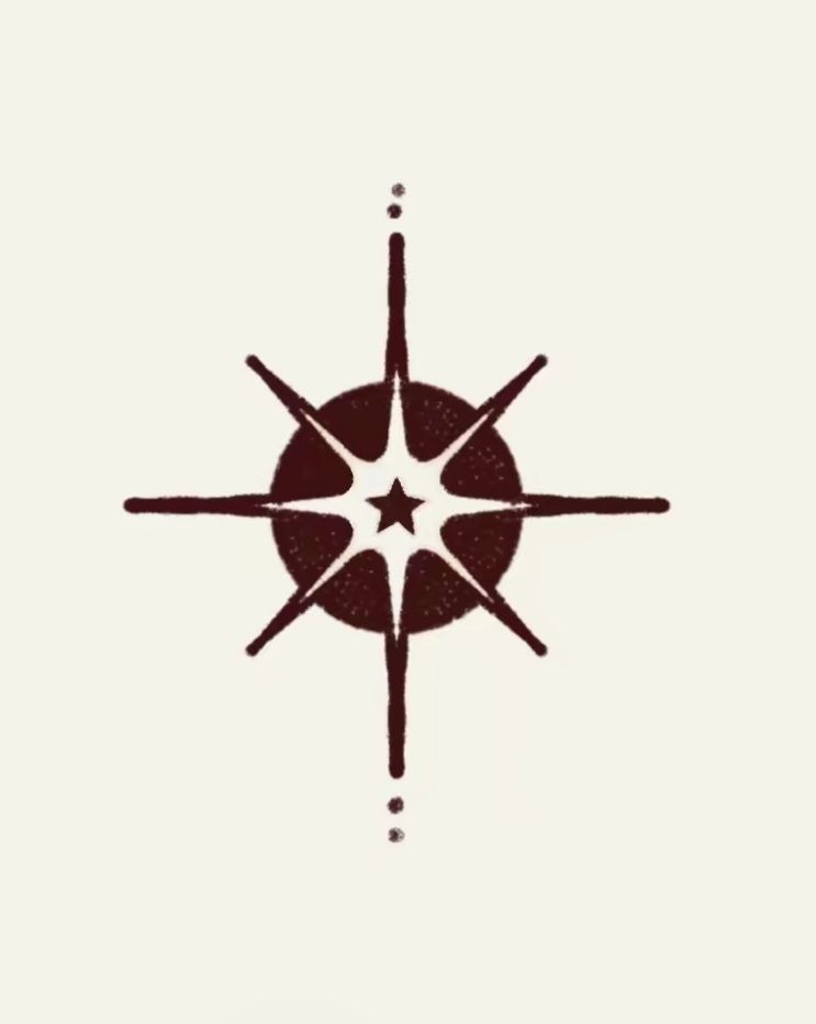 North Star design inspiration, artist unknown