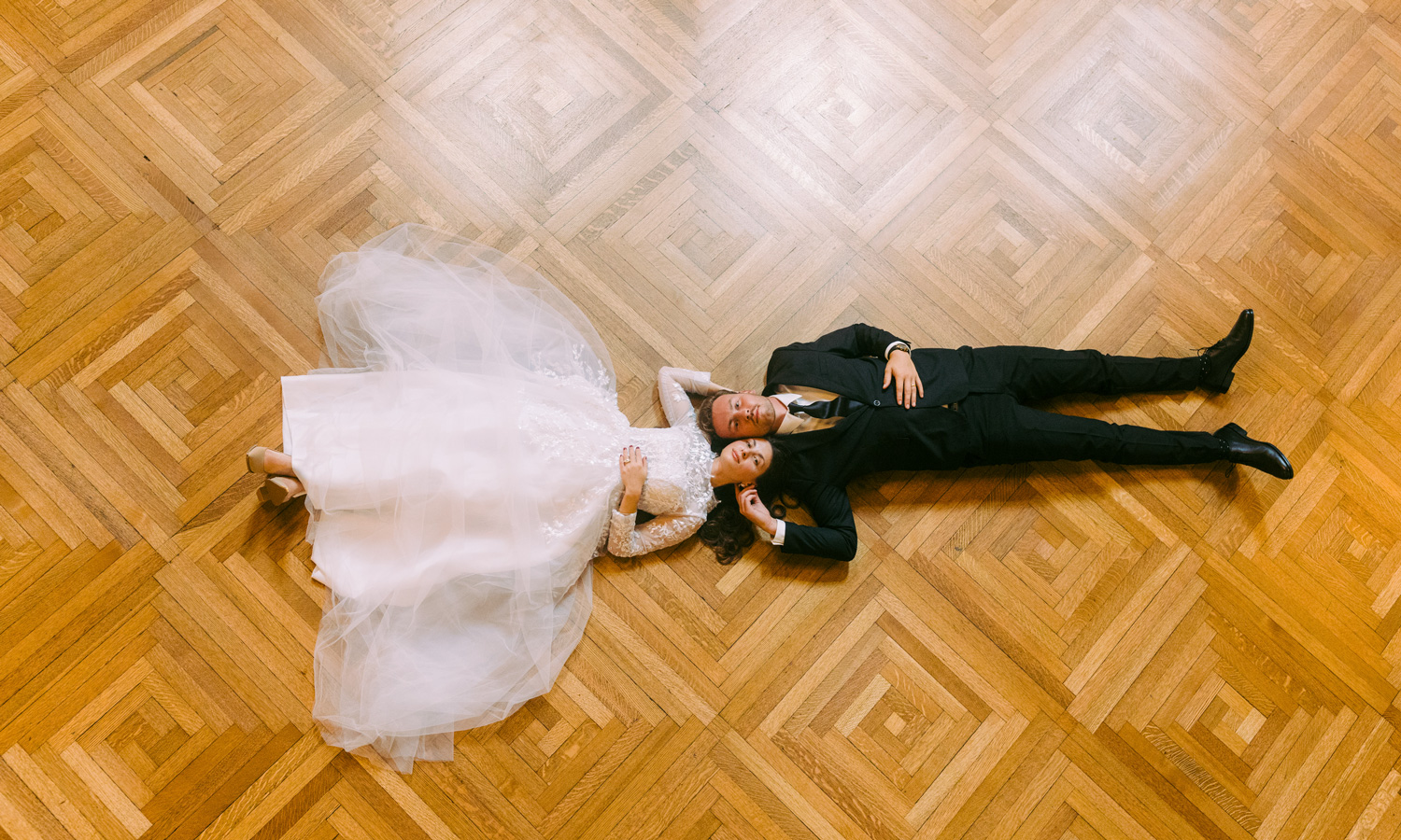 newly wedded couple