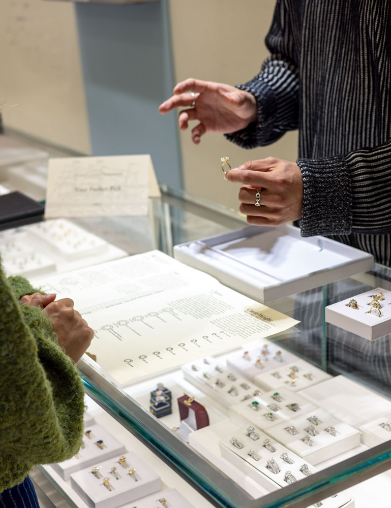 Intial consultation at Market Street Diamonds