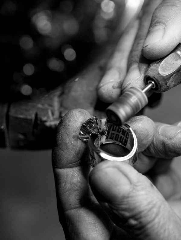 In-house jewelry production at Market Street Diamonds