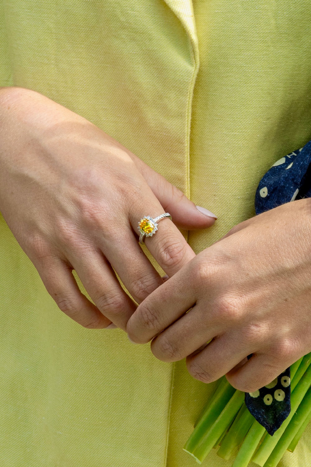 Yellow Diamond Fashion ring